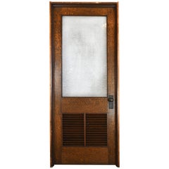 Oak Schoolhouse Door with Vent