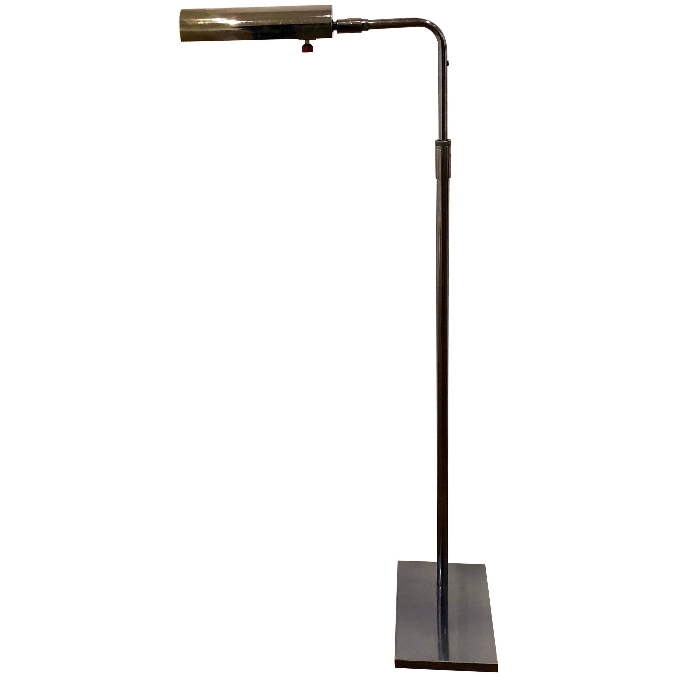 Chrome Pharmacy Lamp by Koch & Lowy Early Production For Sale