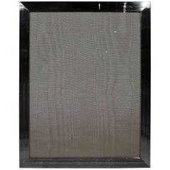 Large American Modern Handmade Sterling Silver Picture Frame