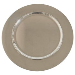 Georg Jensen Sterling Silver Tray No. 587 E. Design by Johan Rohde