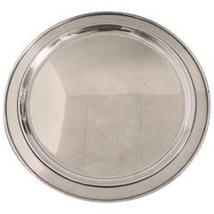 Georg Jensen Sterling Silver Sigvard Bernadotte Tray No. 849B