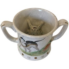 Adorable Staffordshire Mug with Interior Frog
