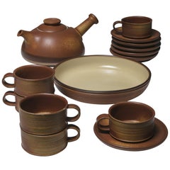 Ceramic Tea Set by Franco Bucci for Laboratorio Pesaro