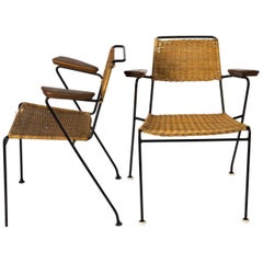 Pair of Armchairs Chair by Paul Schneider-Esleben for Wilde & Spieth