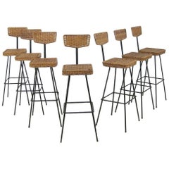 Vintage Set of Bar Stools by Müller Boulevard Möbel