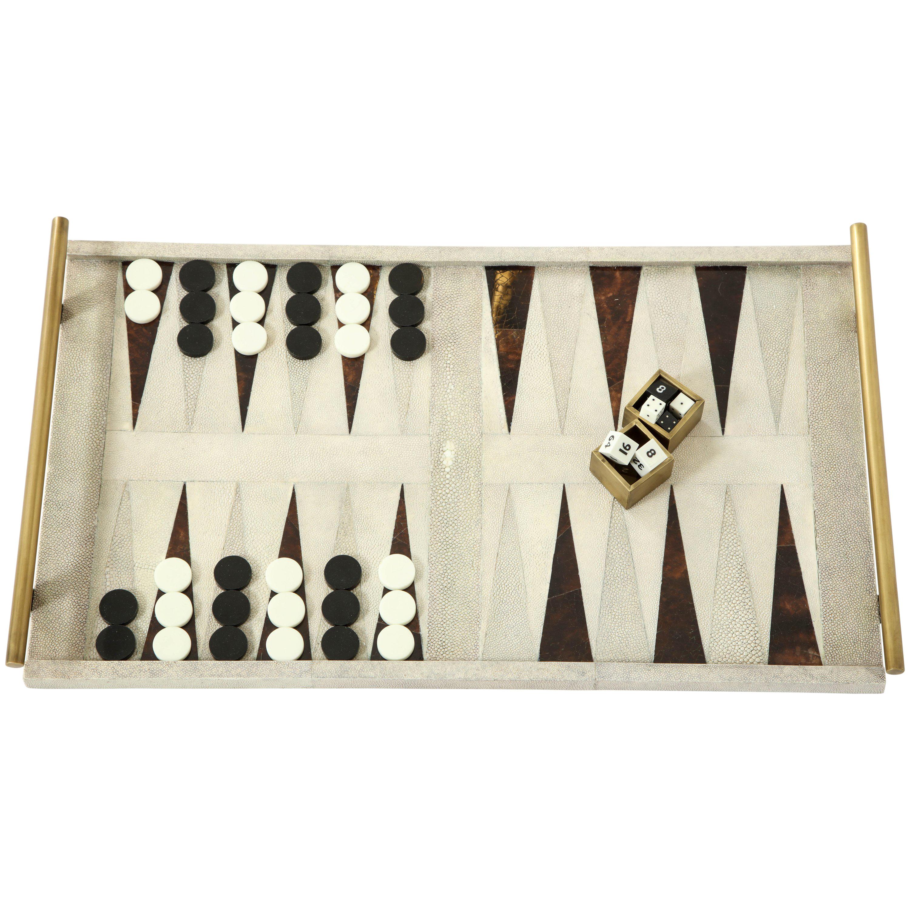 Shagreen Backgammon Game