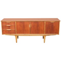 English Two-Tone Teak Low Midcentury Sideboard by Jentique