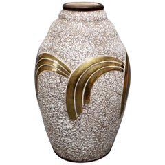 Vase Art Déco en céramique par ODYV, vers les années 1930