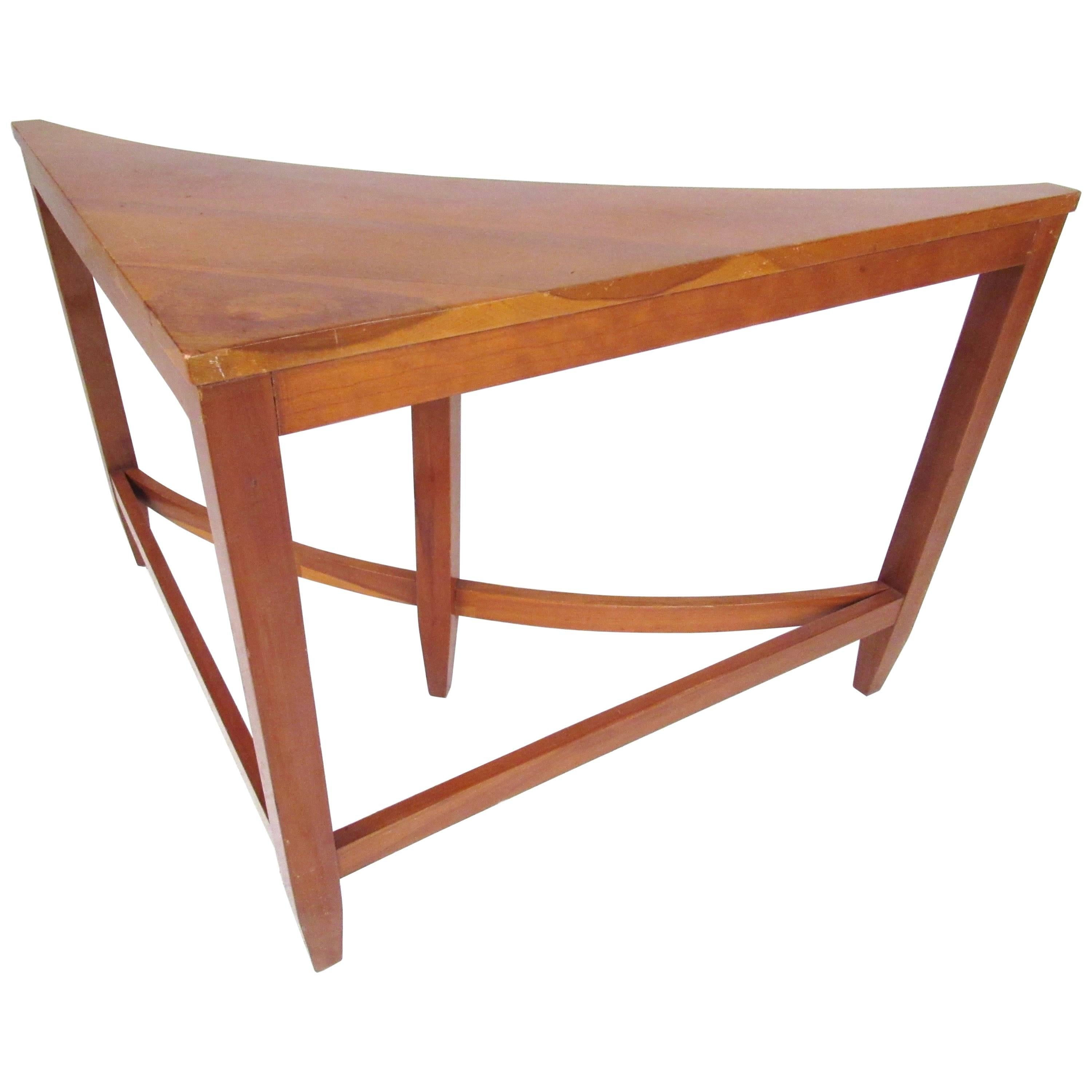 Vintage Modern Pinewood Corner Table