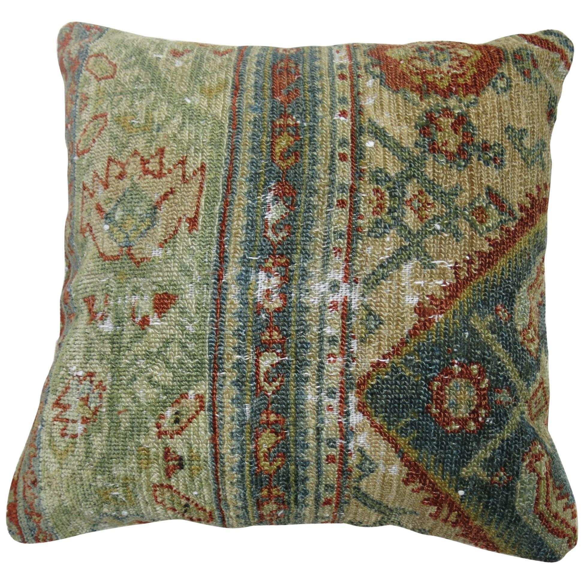 Persian Malayer Rug Pillow For Sale