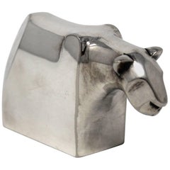 Dansk Designs Lioness Silver Plate Paperweight