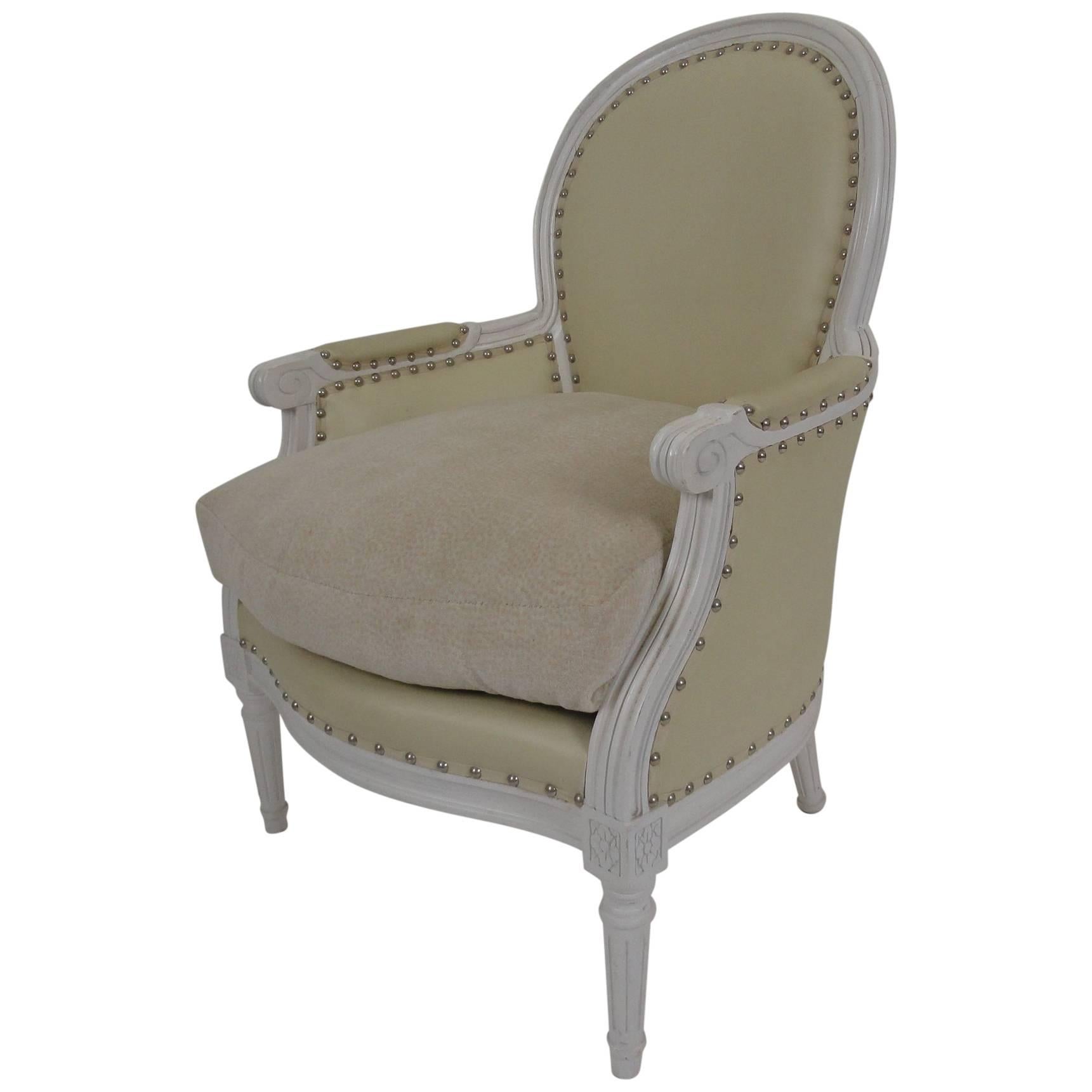 Louis XVI Style Bergere For Sale