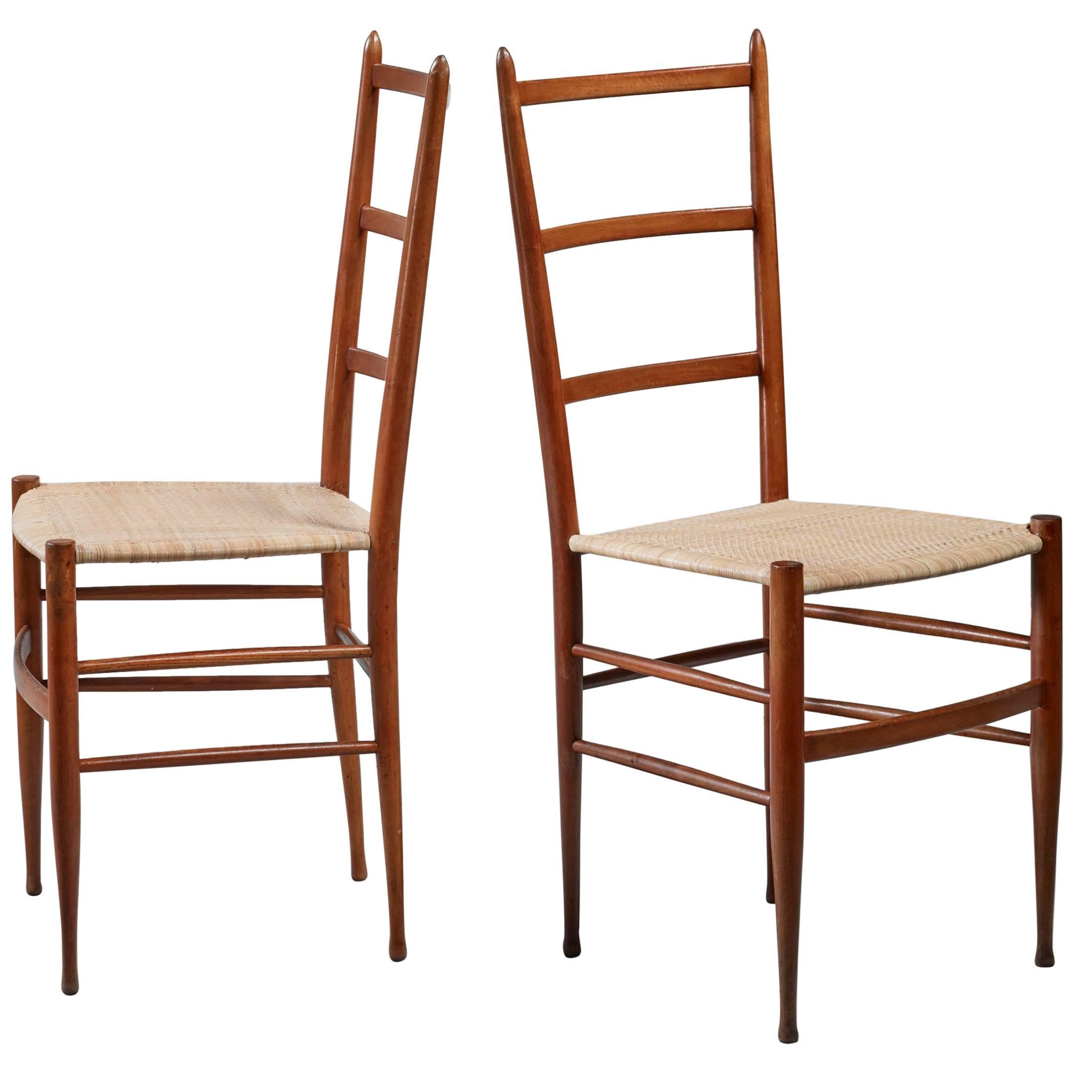 Pair of Chiavari chairs, Italy