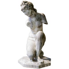 Antique Marble Statue of Aphrodite from a Castle in Rambouillet, circa 1880