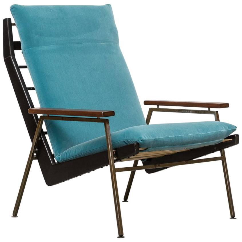 Robert Parry Lounge Chair with Teak Arm Rests at 1stDibs