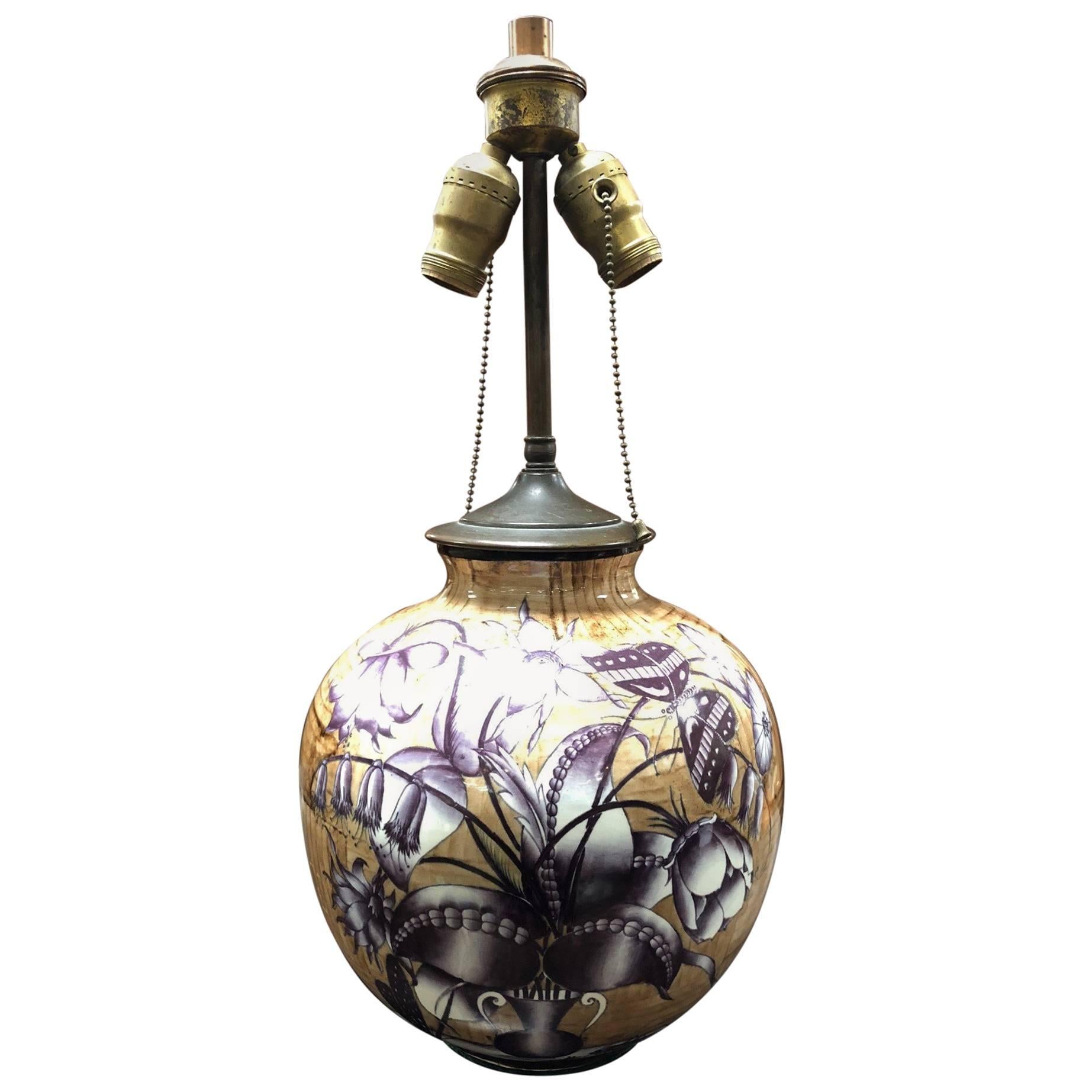 Mid-Century Modern Gio Ponti for Richard Ginori Ceramic Lamp