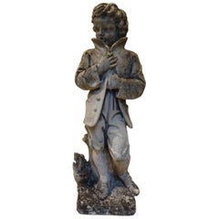 Garden Statue of a Boy