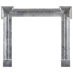 Carrara Marble Georgian Style Fireplace Frame Surround