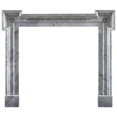 Carrara Marble Georgian Style Fireplace Frame Surround 