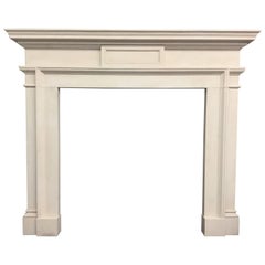 Neoclassical Fireplace in Portland Stone