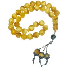 Beautiful Amber Prayer Beads