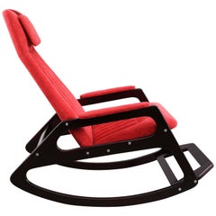 Italian Rocking Chair Attributed to Gianfranco Frattini, 1960