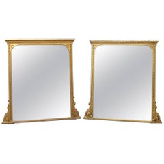 Pair of Victorian Giltwood Wall Mirrors