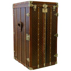 Exceptionally Large Louis Vuitton Wardrobe Trunk c1916