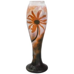 Cameo Glass Vase by Daum