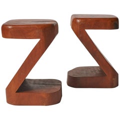 Pair of Side Tables by Jose Zanine Caldas