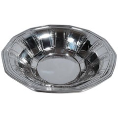 American Art Deco Sterling Silver Bowl by Tiffany