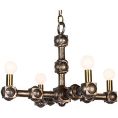 Midcentury 1970s Chandelier Restored