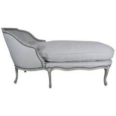 French Painted Louis XV Style Chaise