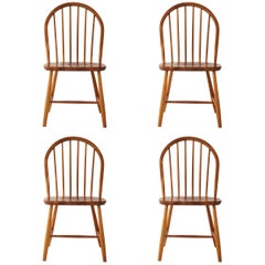 Danish Windsor Dining Chairs by Erik Ole Jorgensen