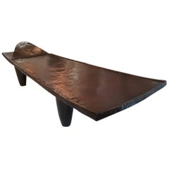 Antique 19th Century Senoufo Wood Bench, Usable Coffee Table As Well