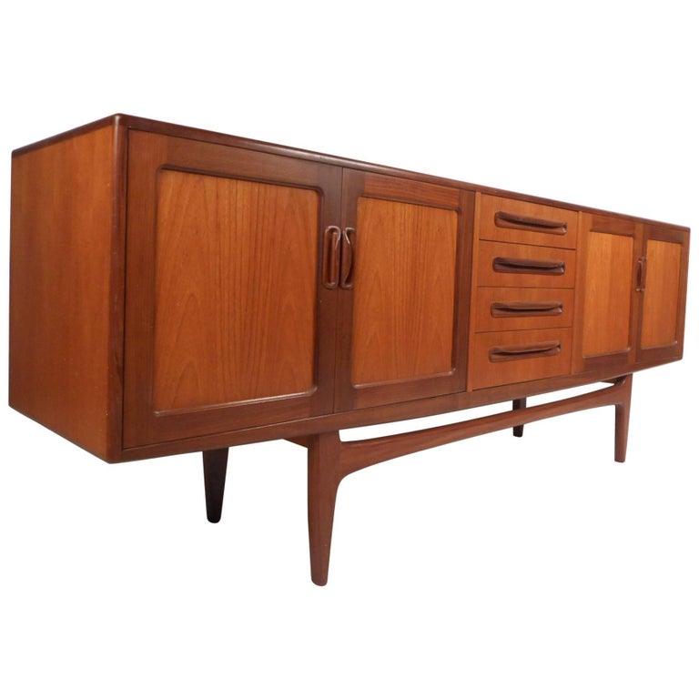 MidCentury Modern Teak Credenza at 1stDibs mid century modern