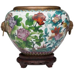 Decorative Chinese Cloisonné Jardineire 