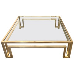 Mastercraft Brass Coffee Table