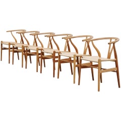 Hans J Wegner CH24 Wishbone Chairs Carl Hansen:: Danemark 1949