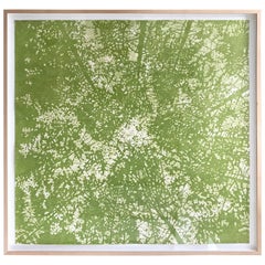 Eve Stockton "Woodland Skyscape" 1/1 , Bright Green with Green Ghost, 2005