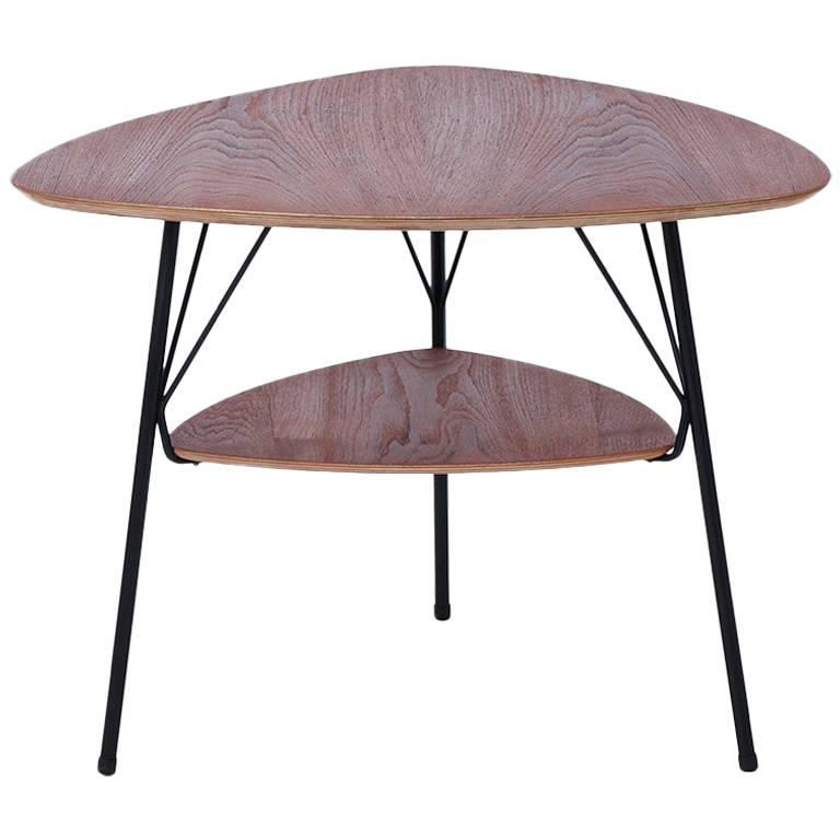 Danish Modern Vermund Larsen Triangular Table For Sale