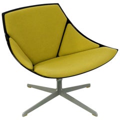 Black and Olive Green Space Series Chair Fritz Hansen Model JL 10