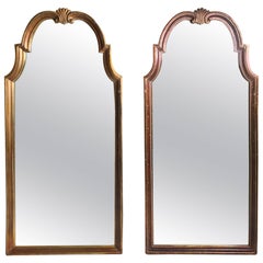 Vintage Pair of Gold Hollywood Regency Mirrors Attributed to La Barge