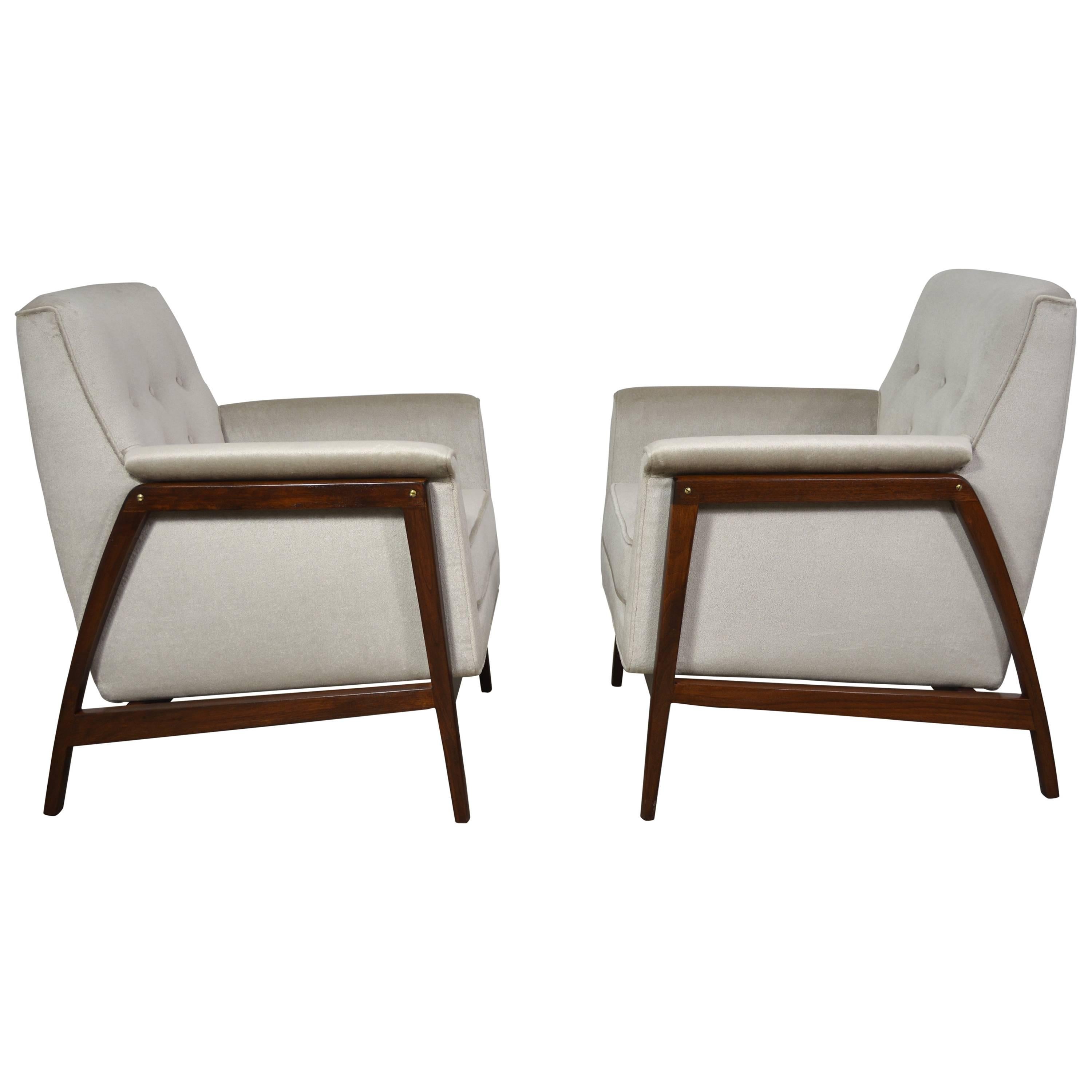Edward Wormley Lounge Chairs For Sale