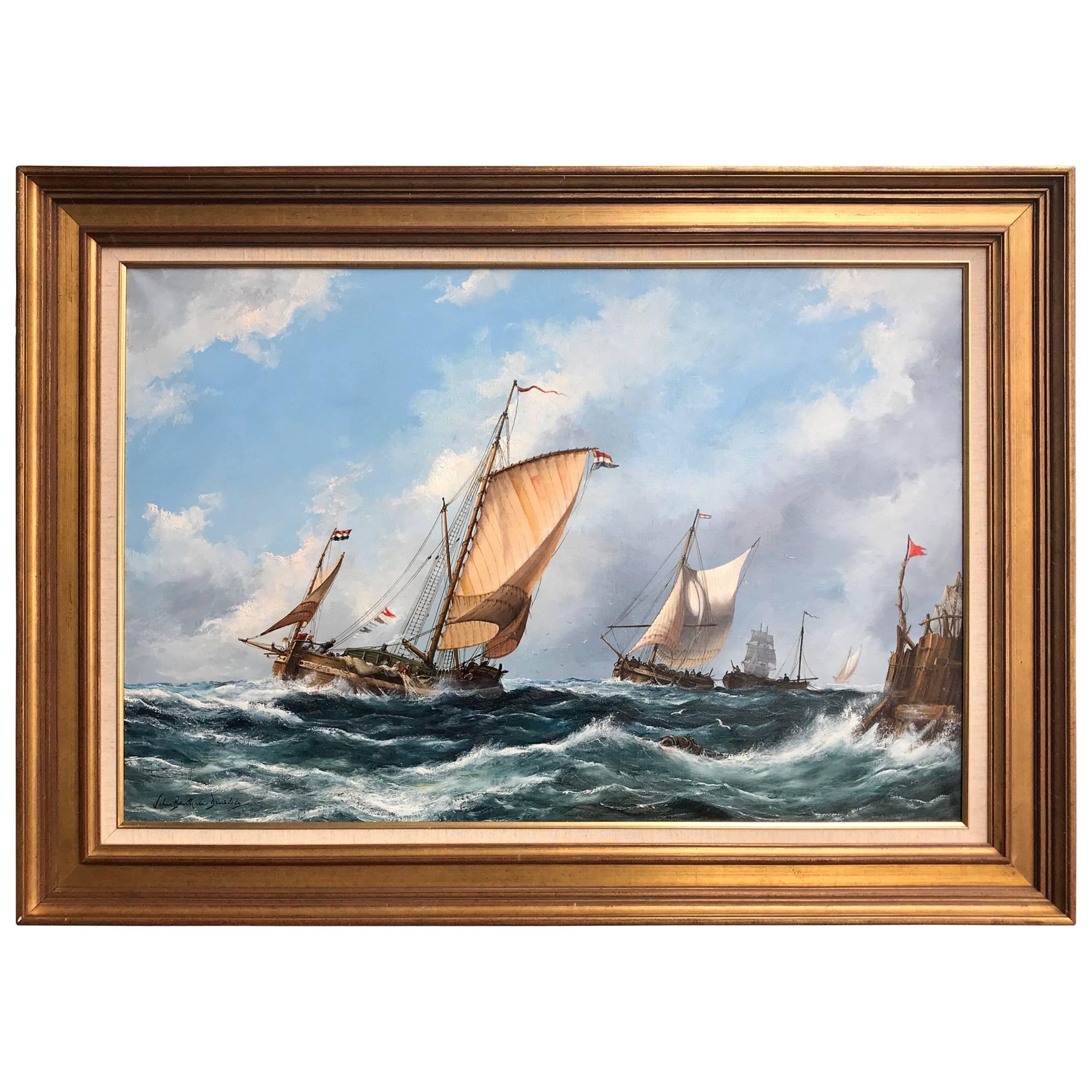 “Strong Seas” Painting by John Bentham-Dinsdale