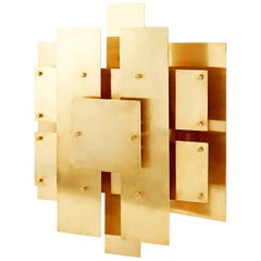 Puzzle Brass Sconce