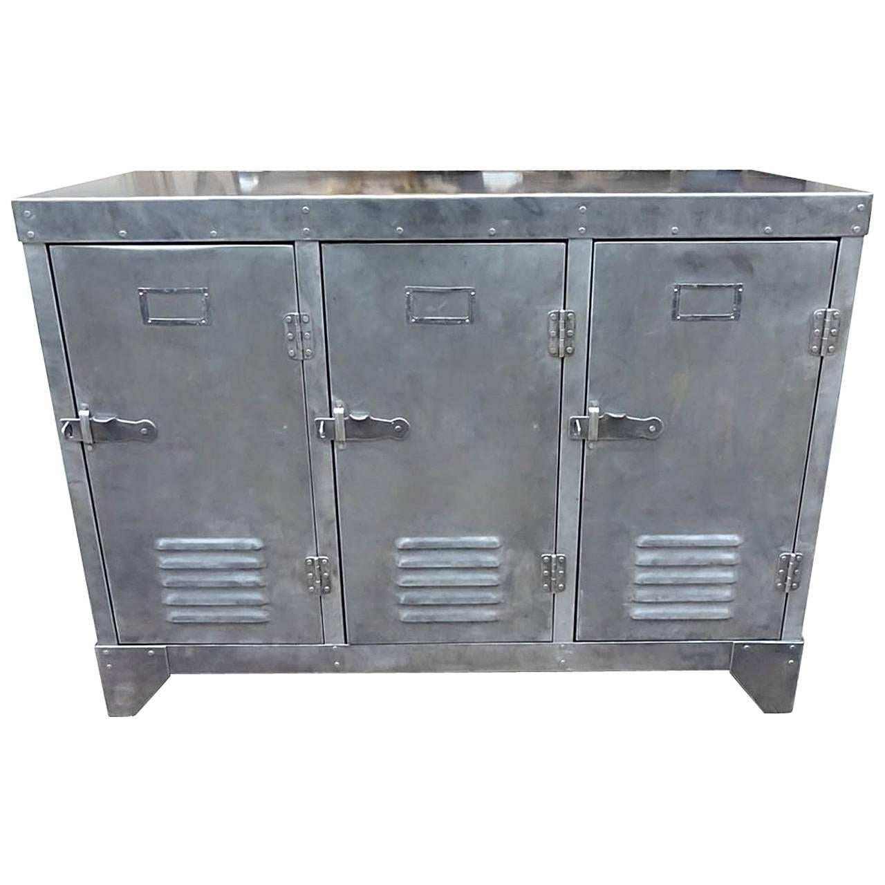 Metal Locker Sideboard