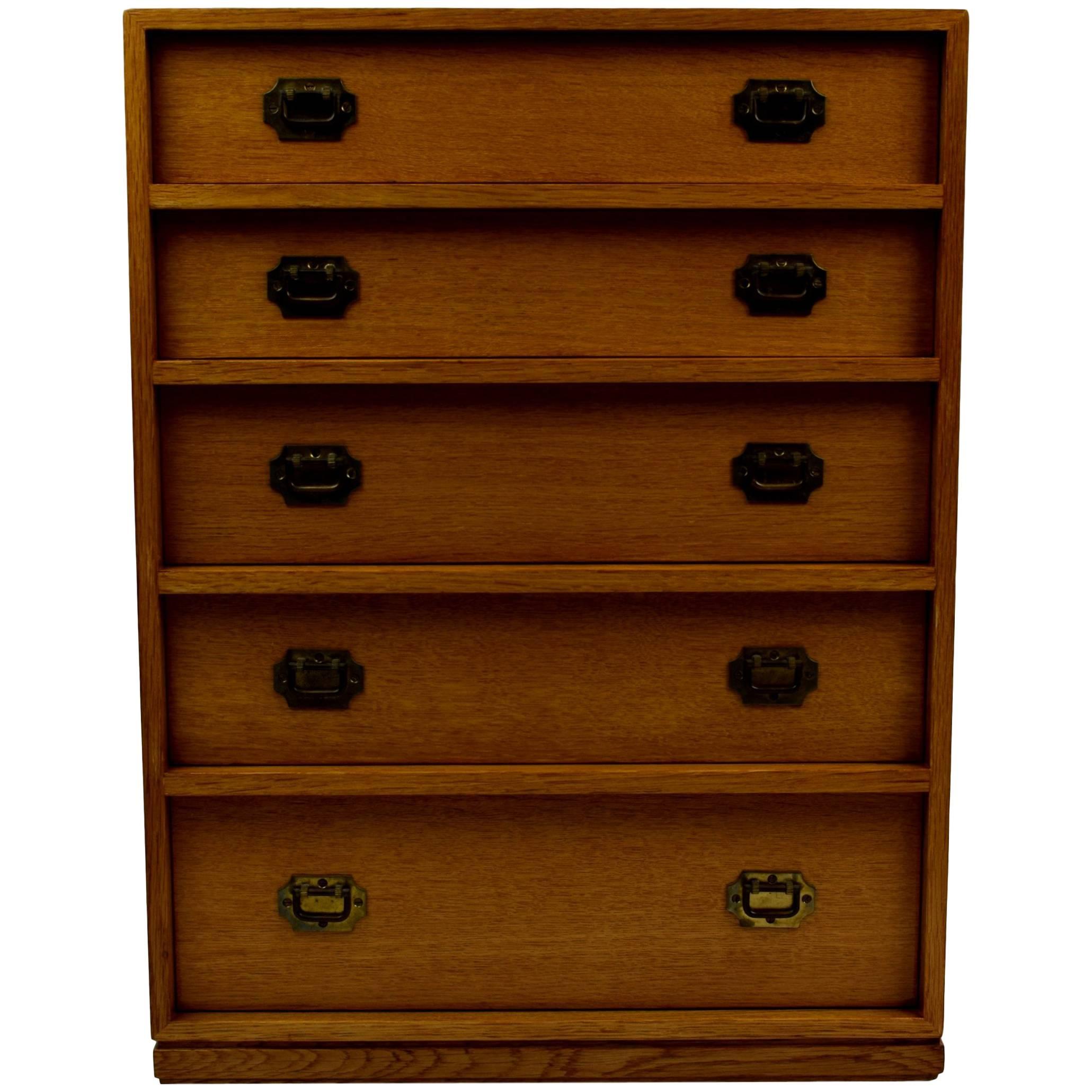 Midcentury Chest of Drawers by Henning Korch, Silkeborg Møbelfabrik, Model 301 For Sale