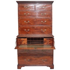 Antique 18th Century Mahogany Chest on Chest
