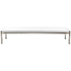 Poul Kjaerholm PK62 Side Table, Structured Marble